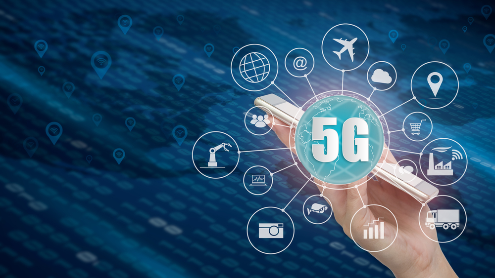 Comparativo de velocidade de download entre a tecnologia 4G e a 5G